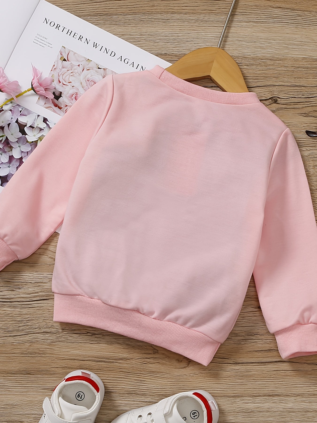 Girls Sweatshirt BEE MINE Graphic Long Sleeve Top Pullover Spring Fall