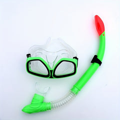 Swimming Goggles & Snorkel Set Dive Glasses with Breathing Tube Snorkeling Gear