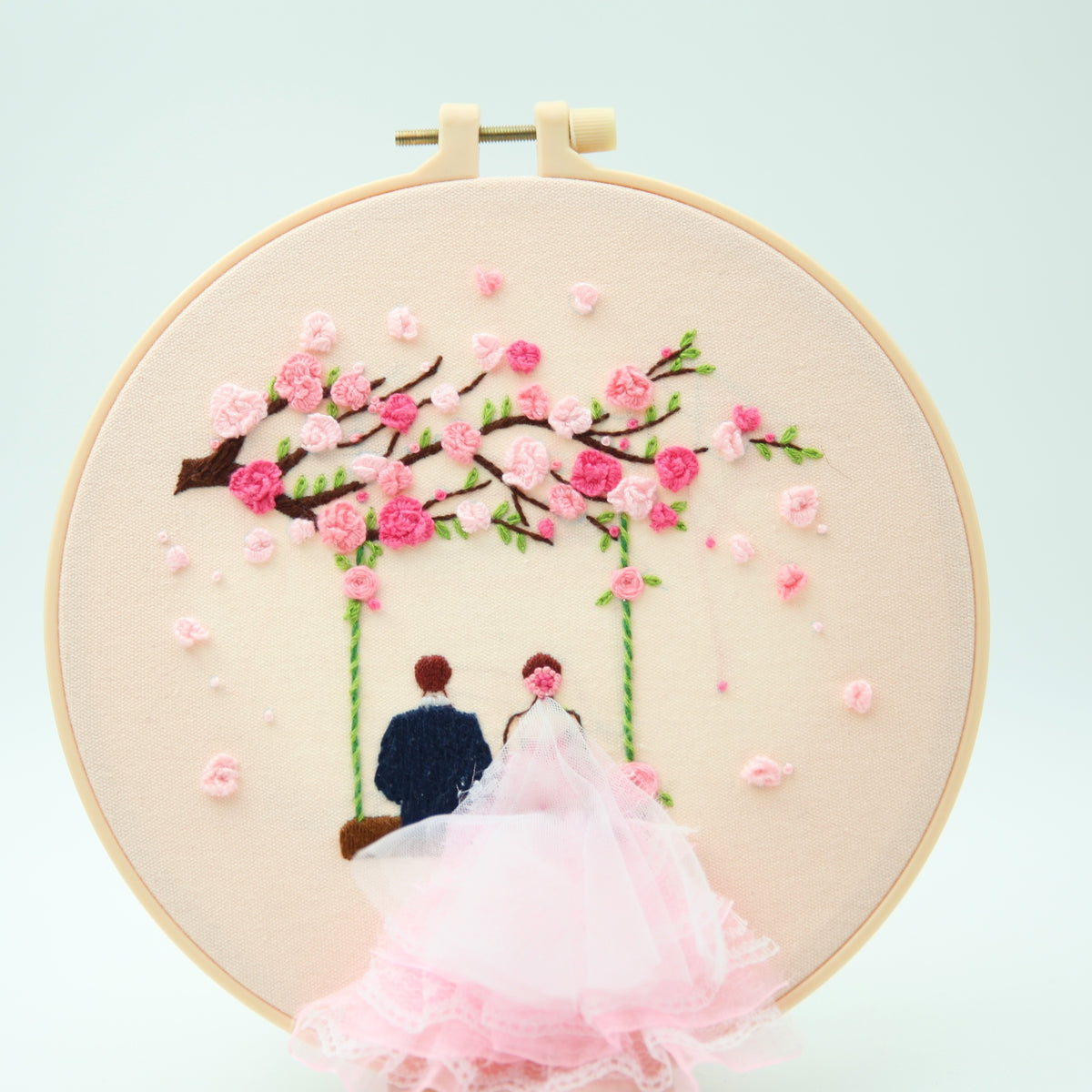 3D Embroidery Kit With Wedding Ceremony Pattern DIY Cross Stitch Set