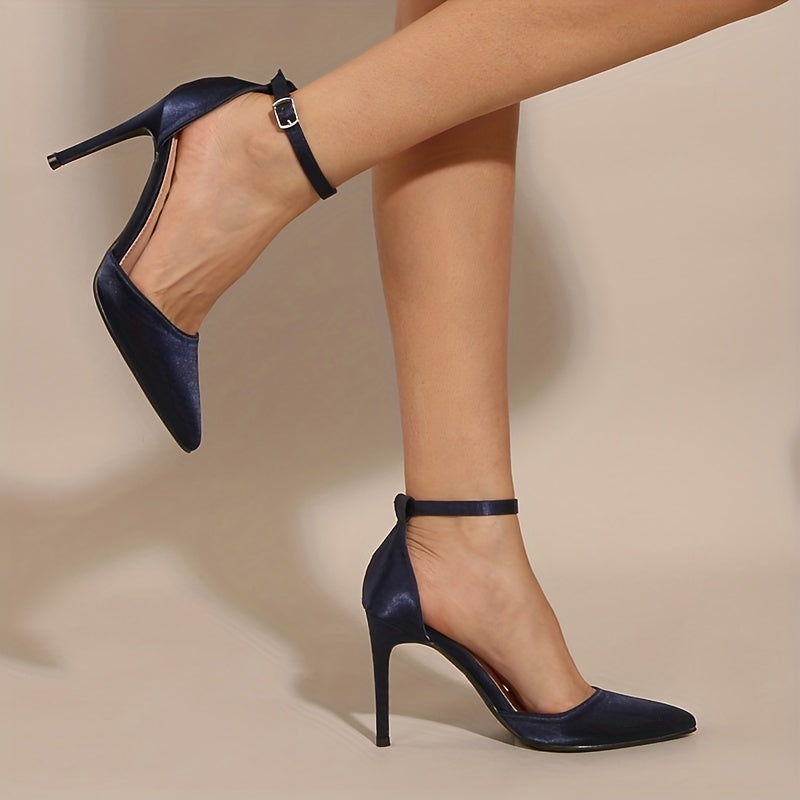 Women's Stiletto Heels Ankle Strap Pumps