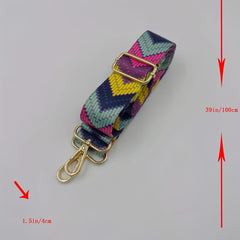 Pattern Wide Bag Strap Stylish Durable Shoulder Bag Strap