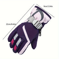 Kids Winter Waterproof Ski & Cycling Gloves