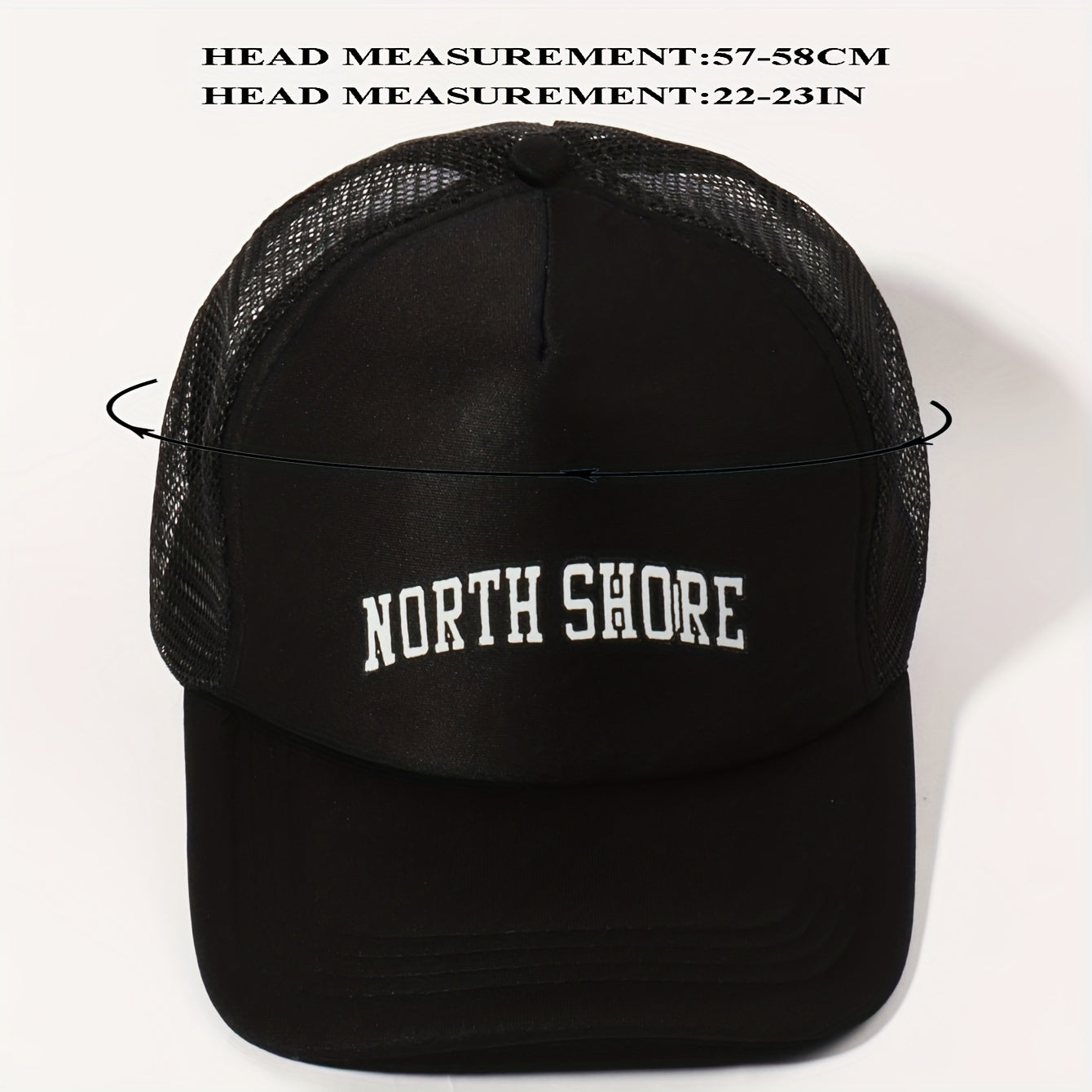 North Shore Trucker Hat Mesh Baseball Cap Adjustable Dad Hats