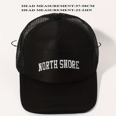 North Shore Trucker Hat Mesh Baseball Cap Adjustable Dad Hats