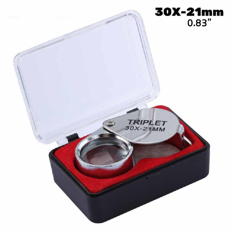 Triple Strength Magnifying Glass for Jewelry & Diamonds