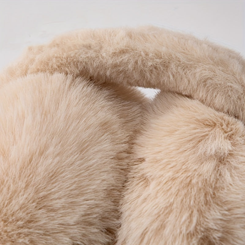 Polyester Knit Earmuffs Warm Ear Warmers Cold Protection