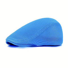 Men's Breathable Mesh Newsboy Cap for Driving