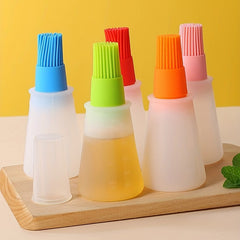 Kitchen BBQ Brush High Temp Resistant Silicone Bottle Brush