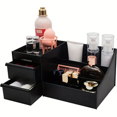 Makeup Organizer for Vanity Bathroom Countertop with Drawers