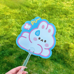 Rabbit Bunny Handheld Fan Portable Fan for Girls