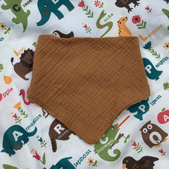 Baby Double Gauze Drool Towel Baby Crepe Gauze Bib