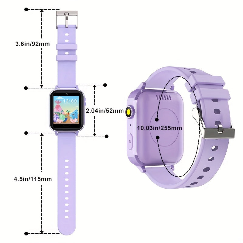 Kids Smartwatch 30 Games HD Touchscreen Music Pedometer Alarm Timer USB