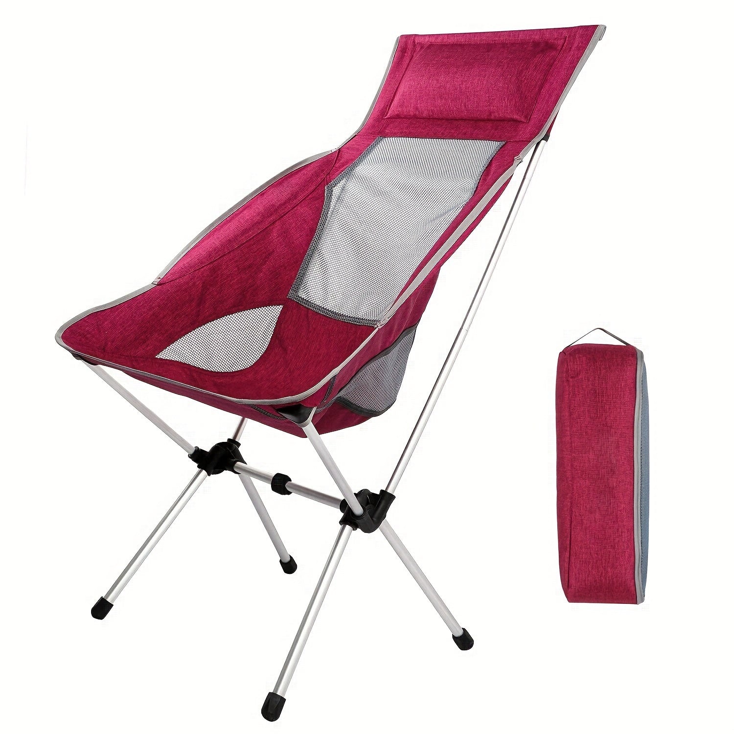 Portable Folding Moon Chair for Outdoor Camping Fishing Beach
