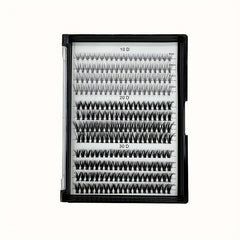 240pcs C Curl Cluster Lashes 10D 20D 30D Mixed Pack for Extensions & Makeup