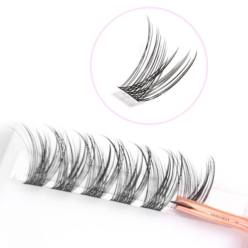 72pc Reusable Cluster Lashes 8-16mm DIY Lash Extensions