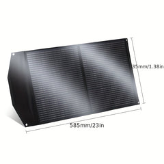 100W Foldable Solar Panel Waterproof USB Fast Charging Kit