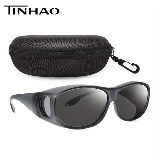 TINHAO Polarized Men's Sunglasses Fits Over Prescription Glasses