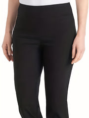 Solid High Rise Workwear Trousers