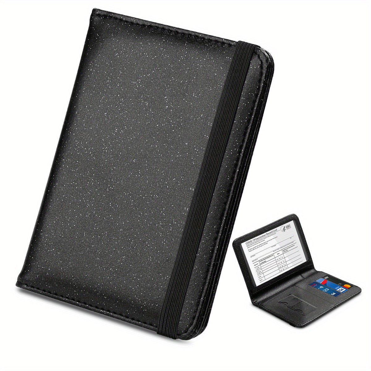 Passport Wallet Holder PU Leather Waterproof Travel Case