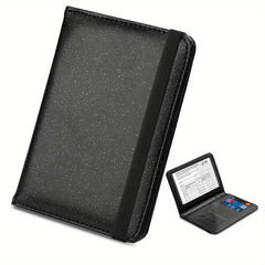 Passport Wallet Holder PU Leather Waterproof Travel Case