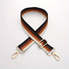Adjustable Shoulder Strap Striped Pattern Bag Replacement Belt