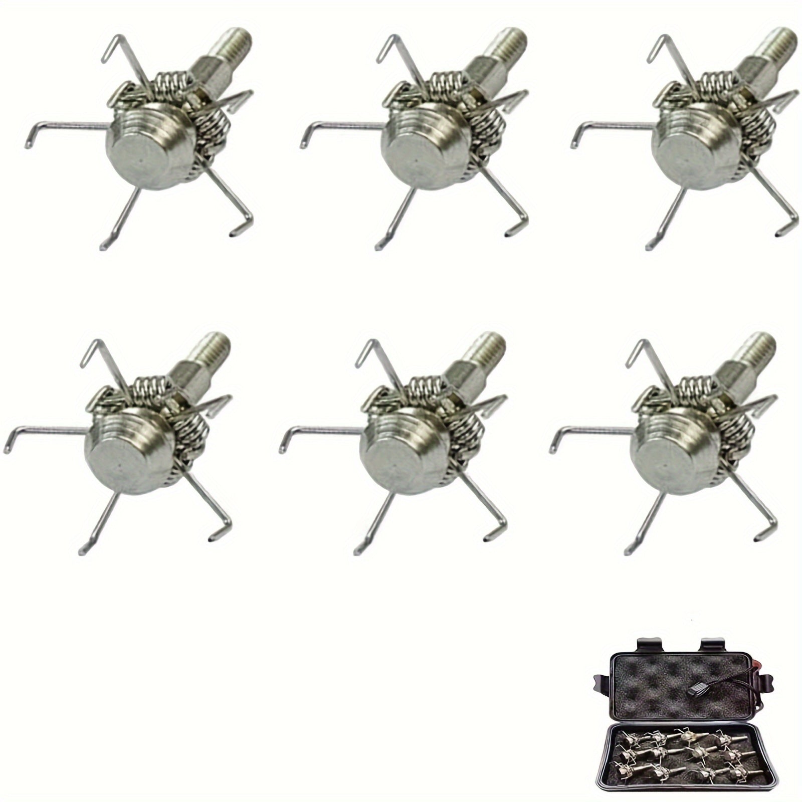 6pcs Traditional Bowfishing Accessory Set with Storage Case