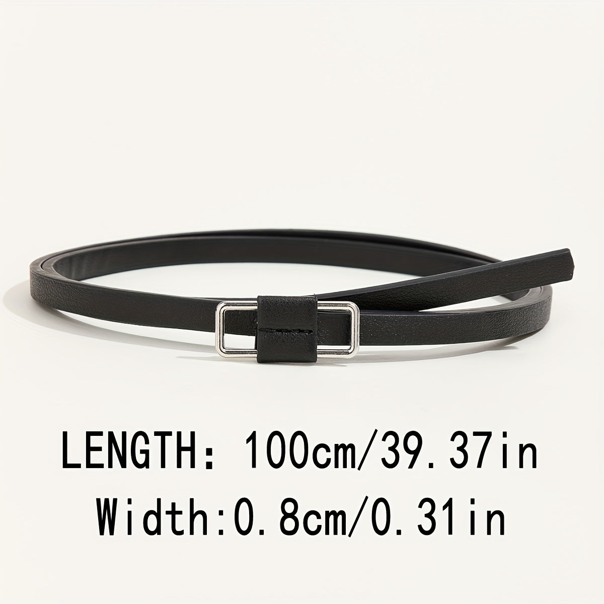 Women's PU Suit Belt Thin Tied Decorative Belt Waistband