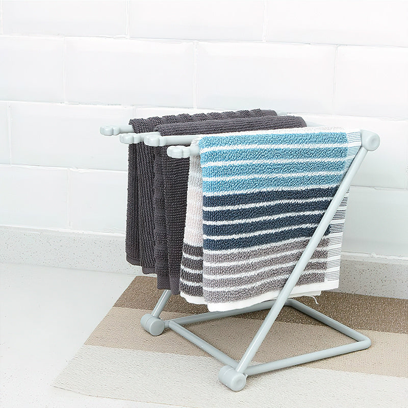 Desktop Towel And Cup Hanger Foldable Shelf
