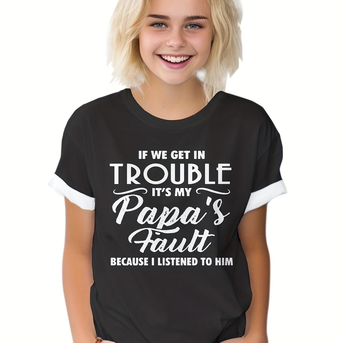 Girls Boys Graphic Short Sleeve T-Shirt Summer Sport