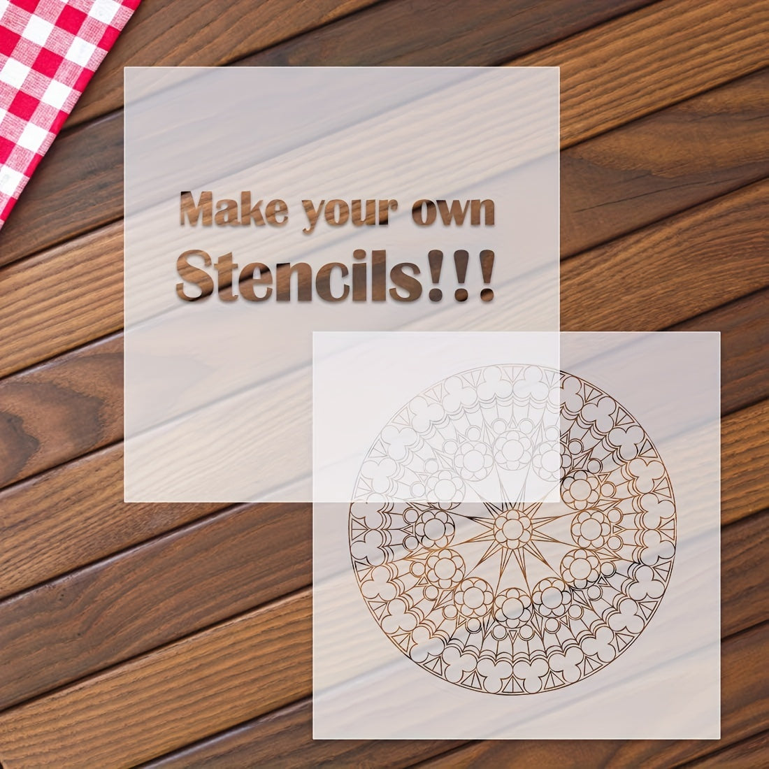 20 Pack 6 Mil 30x48 cm Blank Stencil Mylar Sheets for Stencils