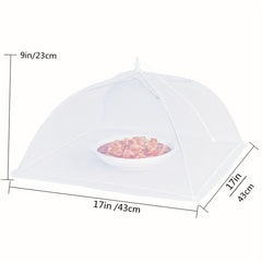6pcs Pop Up Food Mesh Cover Reusable Tent Umbrella
