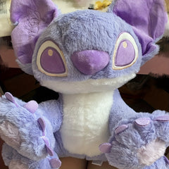 Purple Stitch Plush Doll Cute Decorative Toy Ideal Gift