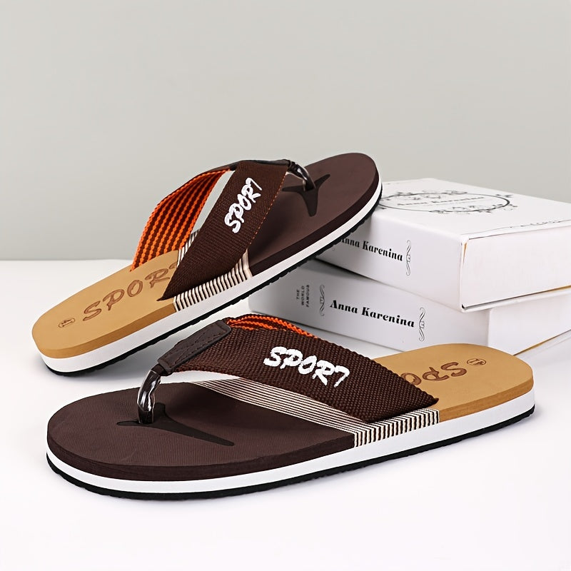 Men's Indoor Casual Flip Flops Summer Home Slippers