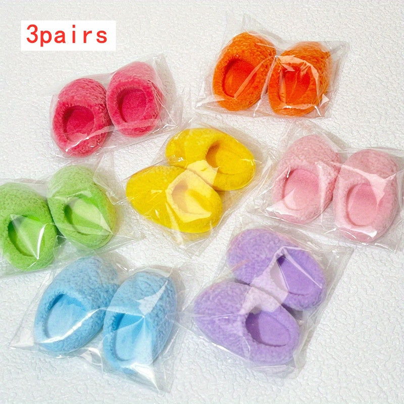 Colorful Candy Slippers 1:12 Scale Dollhouse Accessories