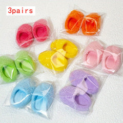 Colorful Candy Slippers 1:12 Scale Dollhouse Accessories