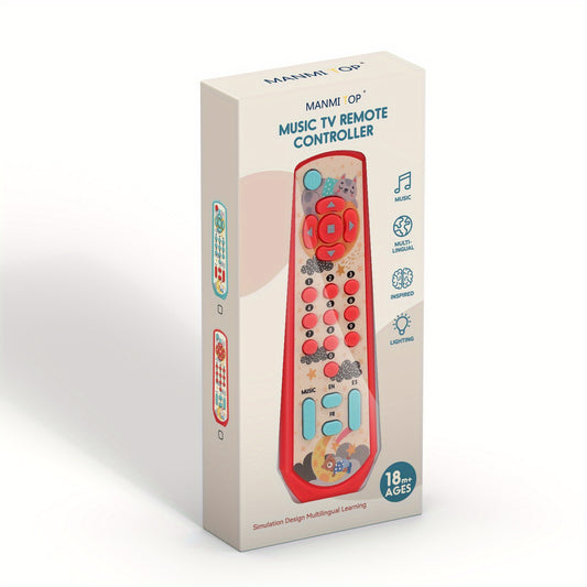 Early Educational TV Remote Control Baby Toy 6 Months Plus