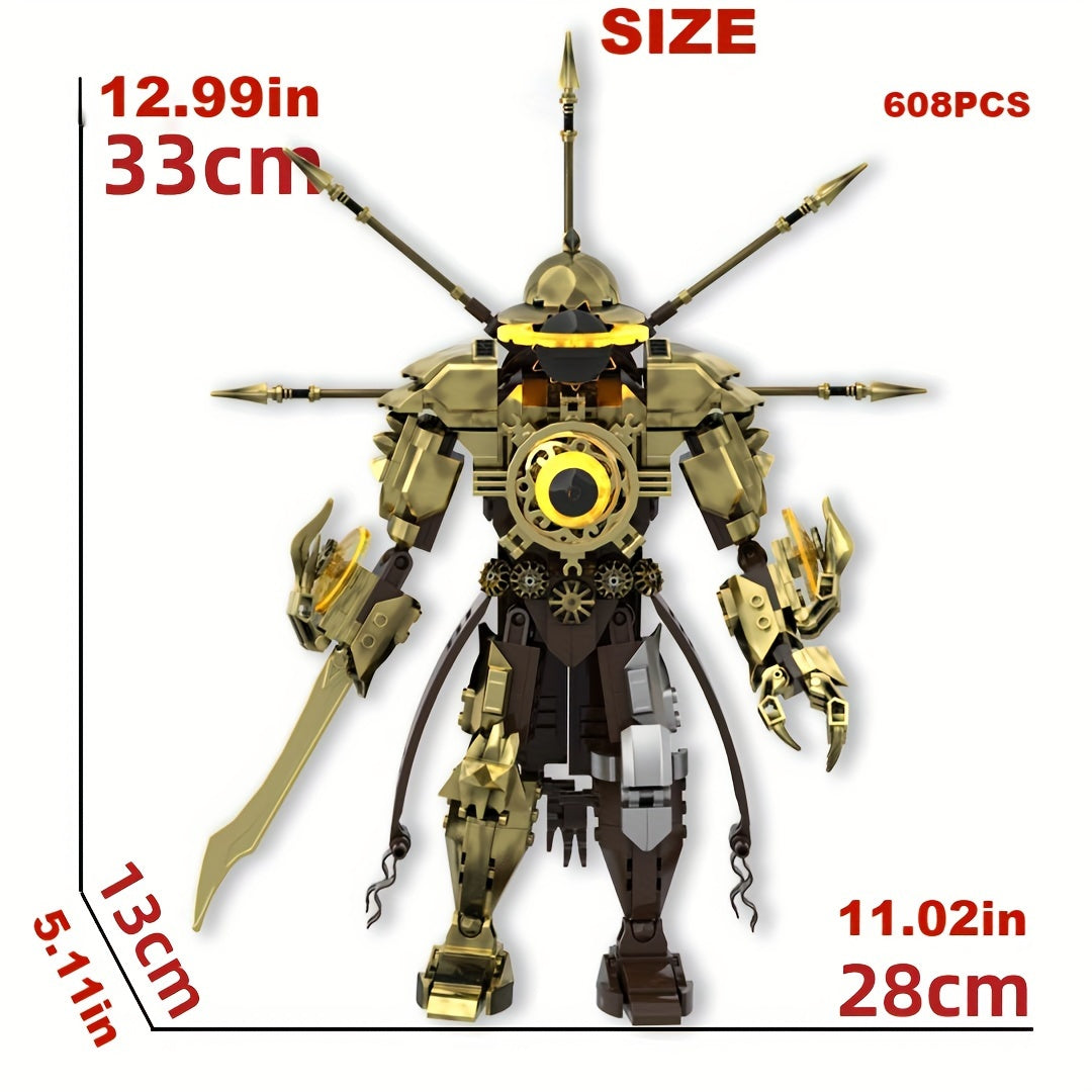 Clockman Building Blocks Set, 608pcs & 272pcs, Anime Game Theme, ABS Plastic