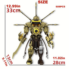 Clockman Building Blocks Set, 608pcs & 272pcs, Anime Game Theme, ABS Plastic