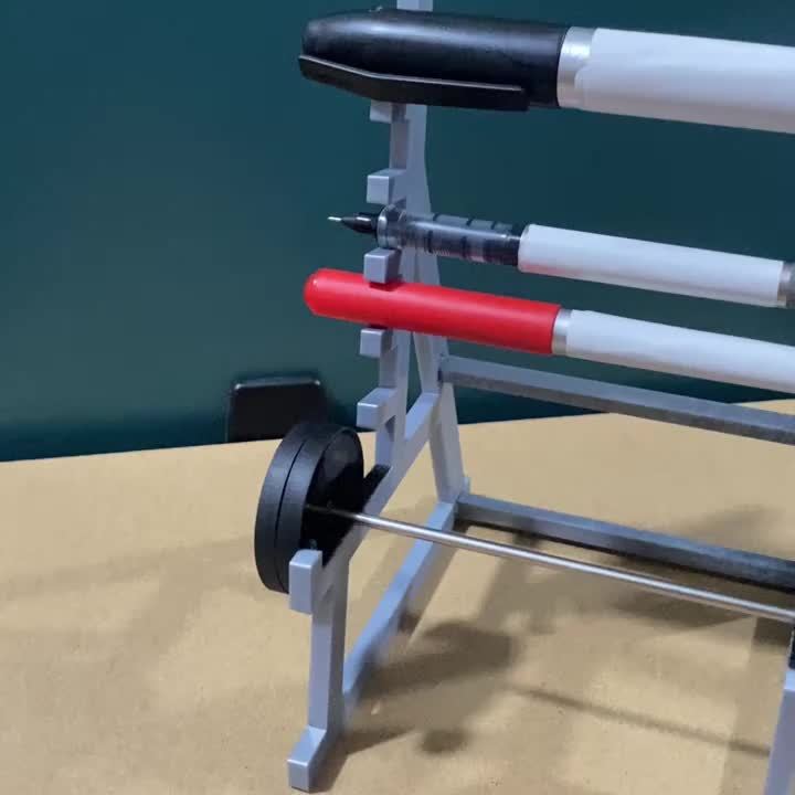 Gym Themed Pen Holder - Ideal Gift for Fitness Enthusiasts
