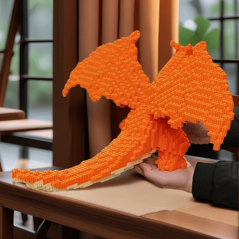 Dragon Micro Particle Puzzle Building Blocks Model Kit DIY Block Set