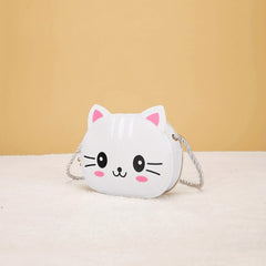Mini Cat Cartoon Crossbody Bag for Girls