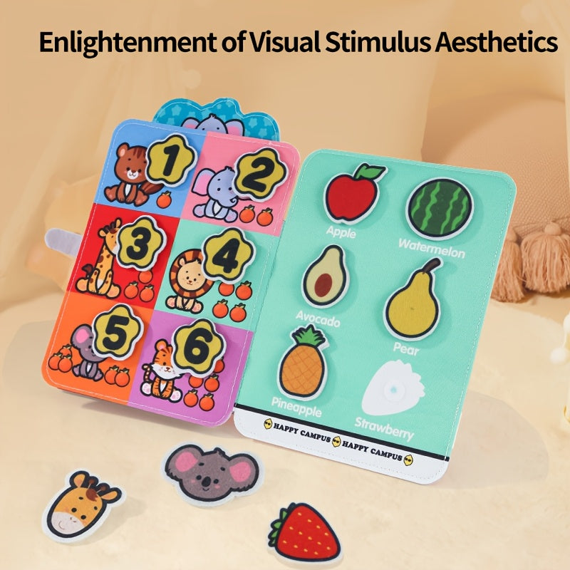 Peel and Stick Picture Book Campus Baby Intelligence Development Tool