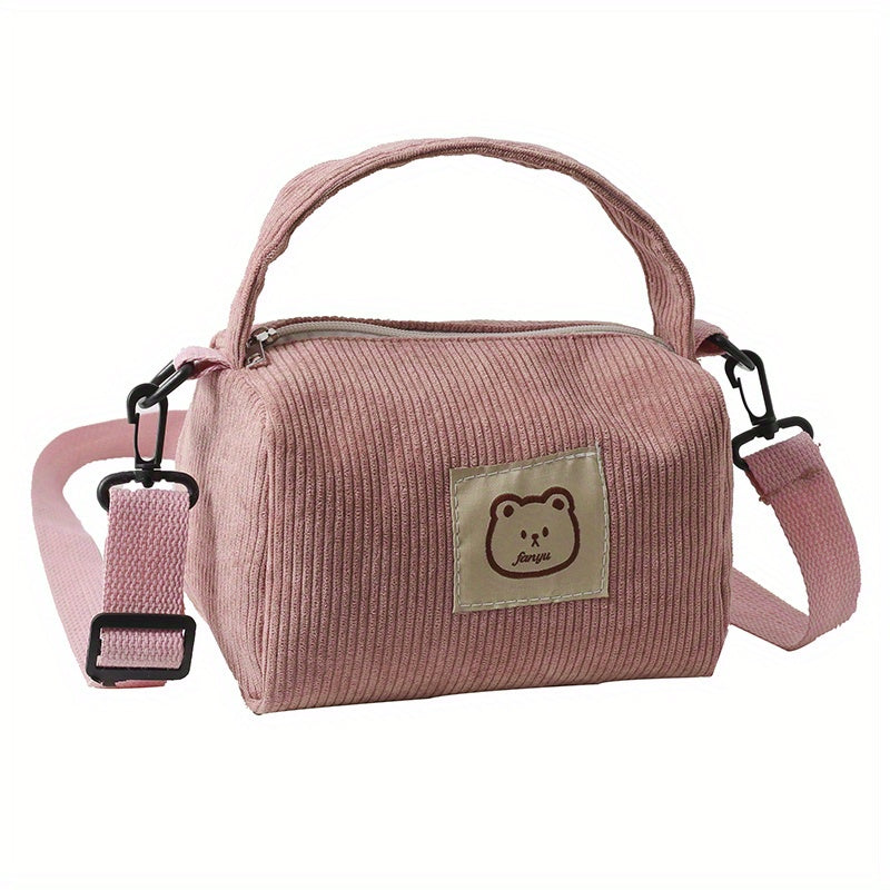 Mini Plush Crossbody Bag Women's Versatile Shoulder Bag & Purse
