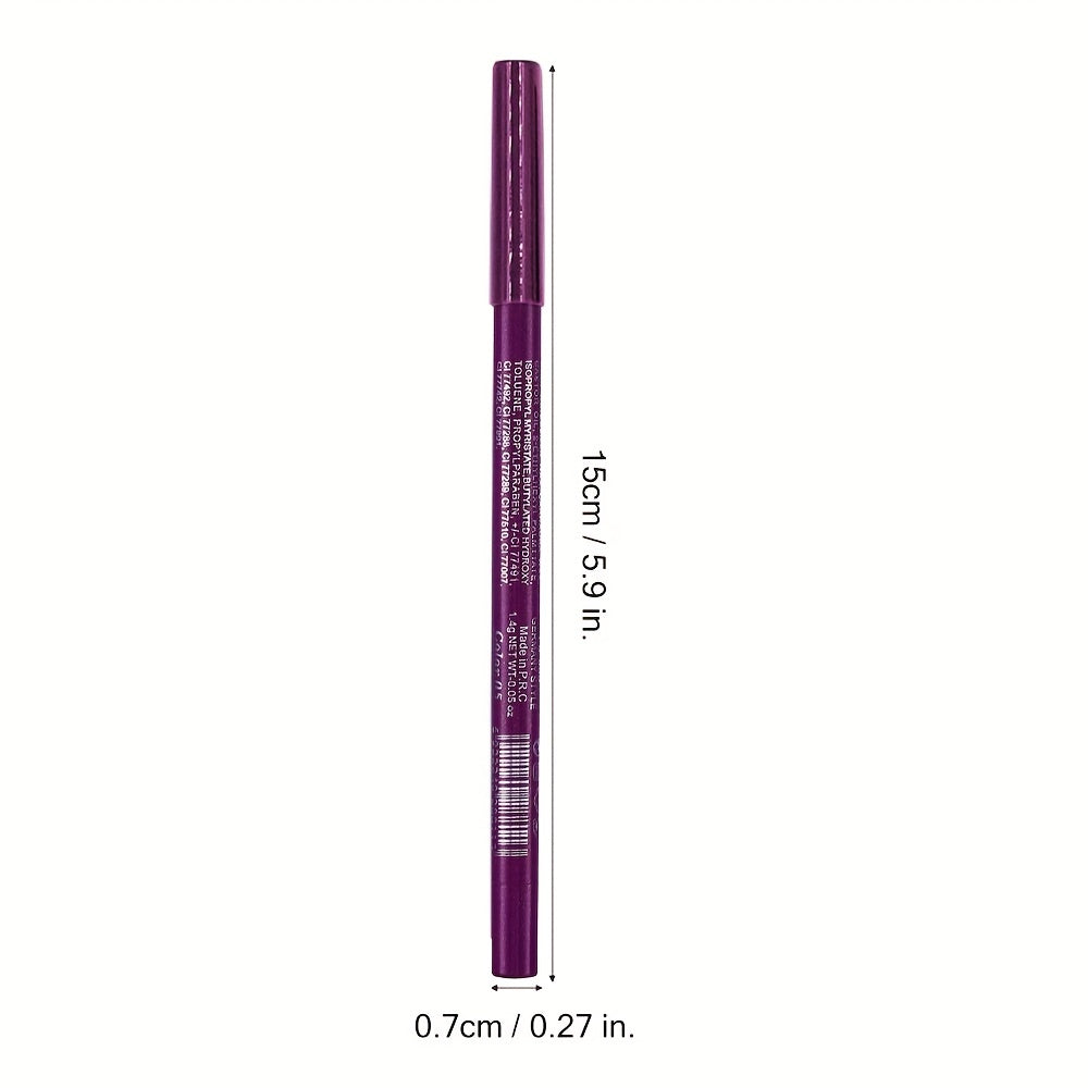 Monochromatic Pearly & Glitter Eyeliner Pen Waterproof Professional Eye Liner