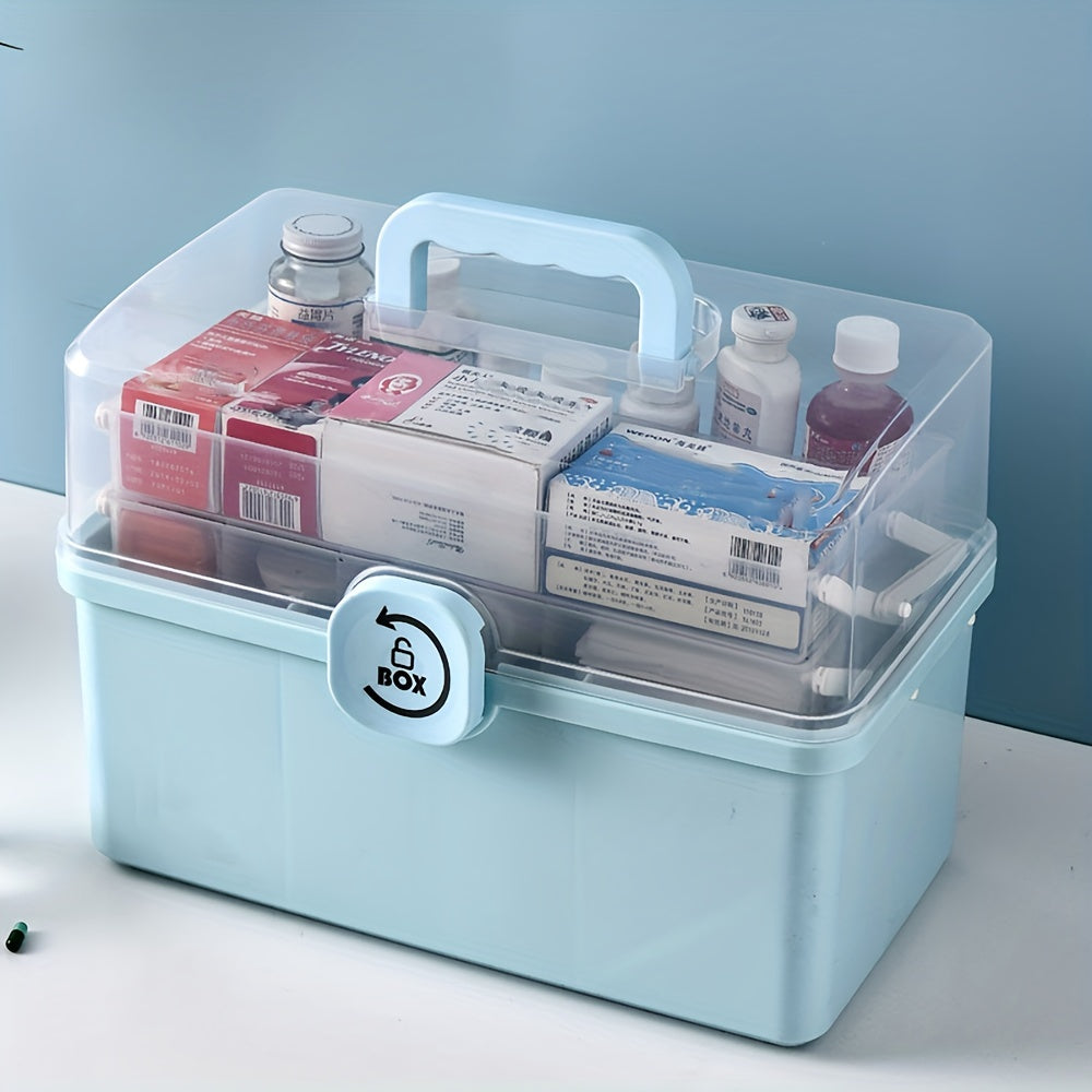 Medicine Storage Box Household Portable Container Large Capacity