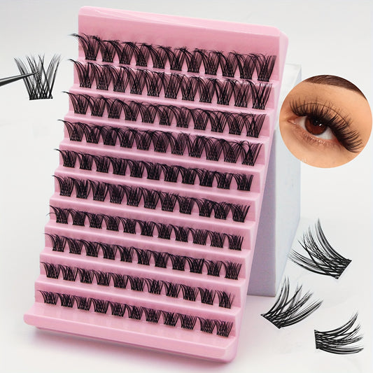 110Pcs DIY Eyelash Extensions 8 16mm False Lashes D Curling Natural Look