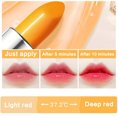 Moisturizing Lipstick with Change Technology Carrot Carving Square Tube Lipstick