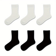 6 Pairs Cozy Crew Socks Women's Stockings