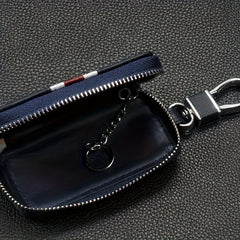 Car Key Bag Three Stripe Car Protection Case Zipper Wallet