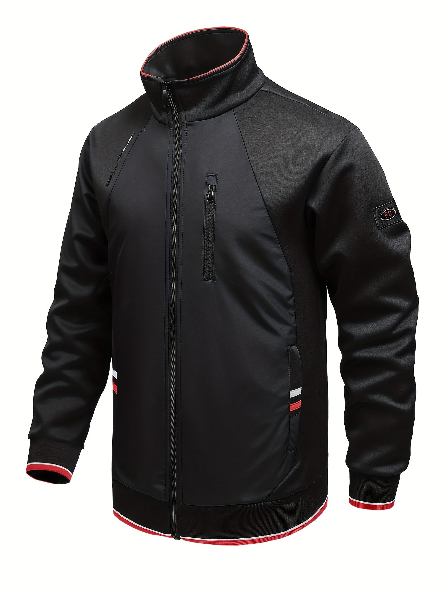 Men's Zip Up Jacket & Elastic Waist Pants Set